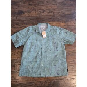 Gramicci Camp Short-Sleeve Shirt - Men's Green Size Large